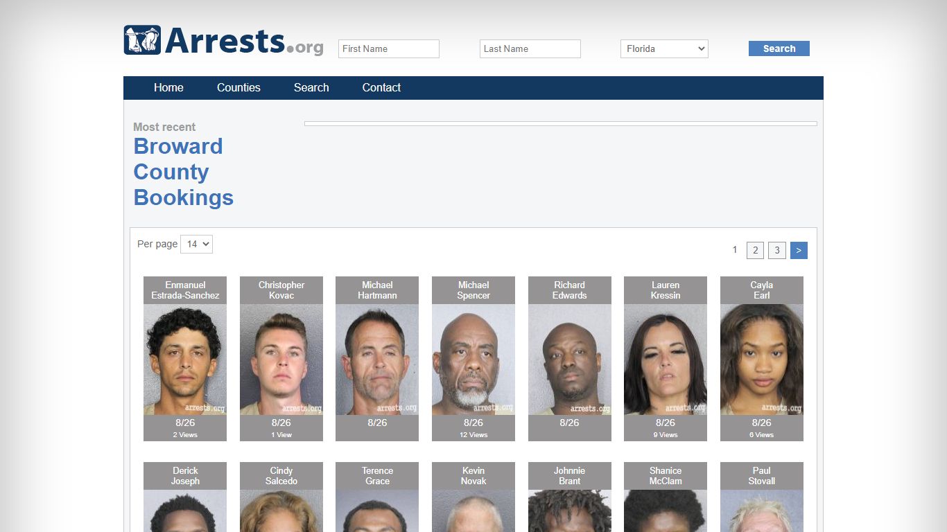 Broward County Arrests and Inmate Search